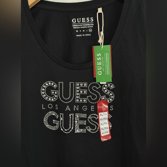 ✨NWT✨ GUESS: Women’s Short Sleeve Top- Size XL - Picture 4 of 8